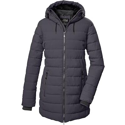 41809-000 killtec Kobiety Pikowana parka/parka z kapturem KOW 55 WMN QLTD PRK, metall, 46, 41809-000 killtec Kobiety Pikowana parka/parka z kapturem KOW 55 WMN QLTD PRK, metall, 46,