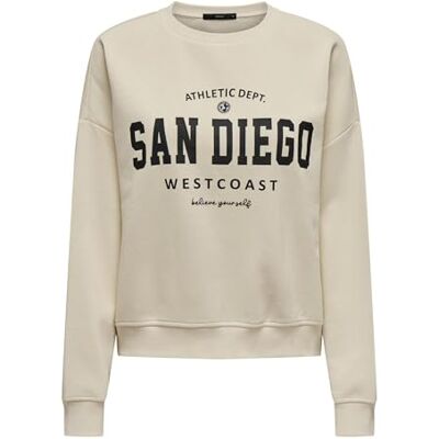 15254183-4552606 Onlsweat L/S Crew Oversize State SWT, brzoza, XL 15254183-4552606 Onlsweat L/S Crew Oversize State SWT, brzoza, XL