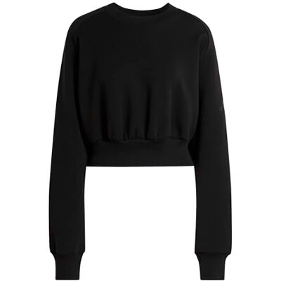 JM3836 adidas Kobiety Soft Lux Sweatshirt, black, M JM3836 adidas Kobiety Soft Lux Sweatshirt, black, M
