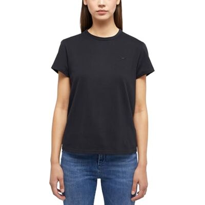 1013929-4142 MUSTANG Damski T-shirt ADA Regular Fit XS S M L XL biały czarny bawełna, Black 4142, L 1013929-4142 MUSTANG Damski T-shirt ADA Regular Fit XS S M L XL biały czarny bawełna, Black 4142, L