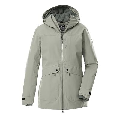 43310-000 killtec Kobiety Parka outdoorowa/funkcjonalna parka z kapturem KOW 16 WMN PRK, helles salbei, 42, 43310-000 killtec Kobiety Parka outdoorowa/funkcjonalna parka z kapturem KOW 16 WMN PRK, helles salbei, 42,