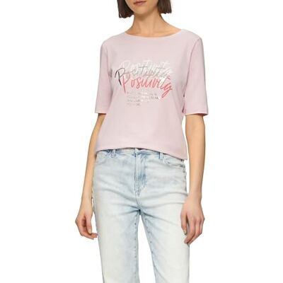 2164086.41D1.44 s.Oliver Koszulka z dżerseju o kroju slim fit z nadrukiem z przodu, delikatny róż, 44 2164086.41D1.44 s.Oliver Koszulka z dżerseju o kroju slim fit z nadrukiem z przodu, delikatny róż, 44