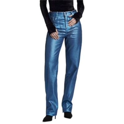 Jeans Viktoria o wysokim stanie - Ciemny niebieski - Kobiety 28-28 Jeans Viktoria o wysokim stanie - Ciemny niebieski - Kobiety 28-28