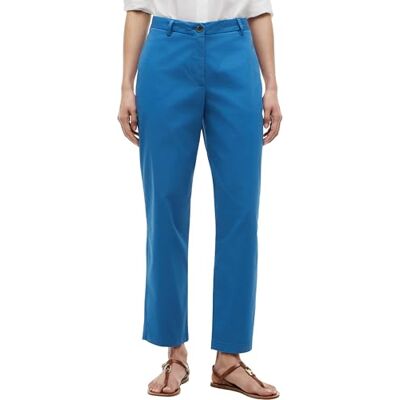 WW0WW49647C4U38 Tommy Hilfiger Damskie Co GMD Slim Straight Chino WW0WW49647, niebieskie, 38 WW0WW49647C4U38 Tommy Hilfiger Damskie Co GMD Slim Straight Chino WW0WW49647, niebieskie, 38
