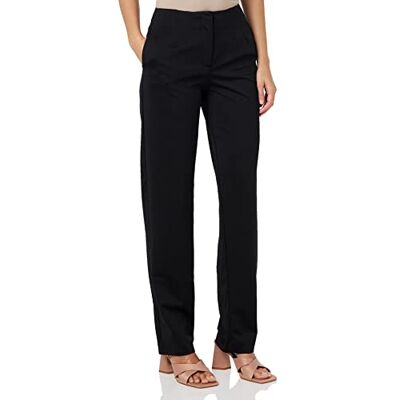 15290836 ONLY Onlclara-Merle Hw Wide Pants PNT spodnie materiałowe, czarny, 42W / 32L 15290836 ONLY Onlclara-Merle Hw Wide Pants PNT spodnie materiałowe, czarny, 42W / 32L