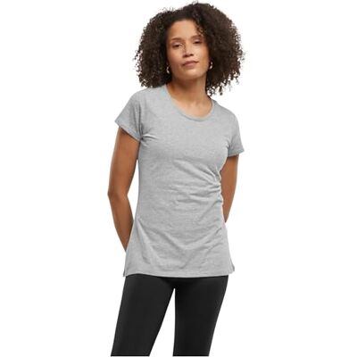 BB012 Build Your Brand Damska koszulka Basic Tee, szary (Heather Grey), 5XL BB012 Build Your Brand Damska koszulka Basic Tee, szary (Heather Grey), 5XL