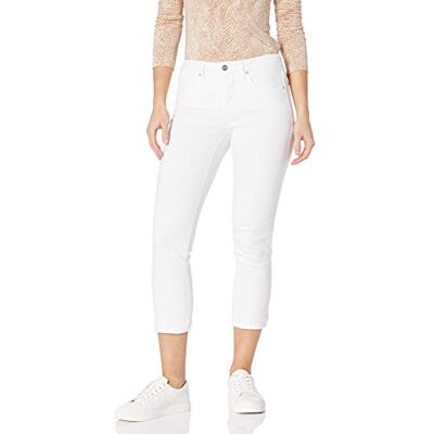 PFOZSA2337 NYDJ Damskie dżinsy Sheri Slim Ankle w kolorze drobnym, biały (Optic White), rozmiar 4, Optyczny Biały, 30 PFOZSA2337 NYDJ Damskie dżinsy Sheri Slim Ankle w kolorze drobnym, biały (Optic White), rozmiar 4, Optyczny Biały, 30