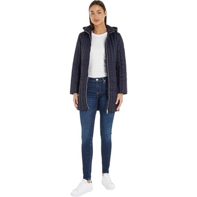 WW0WW40489 Tommy Hilfiger Damski płaszcz puchowy Lw, Pustynne niebo, XS WW0WW40489 Tommy Hilfiger Damski płaszcz puchowy Lw, Pustynne niebo, XS
