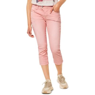 A375385 Street One spodnie jeansowe damskie 3/4, Coral Stripes Washed, 30W / 22L A375385 Street One spodnie jeansowe damskie 3/4, Coral Stripes Washed, 30W / 22L