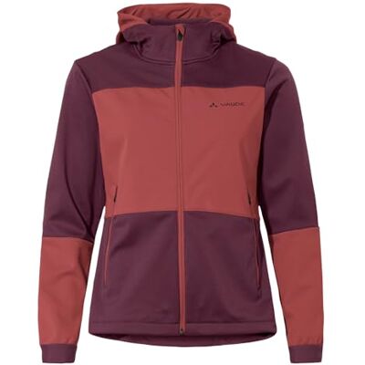 46341 VAUDE Qimsa damska kurtka softshell z kapturem, czarna porzeczka, rozmiar 40, Czarna porzeczka, 66 46341 VAUDE Qimsa damska kurtka softshell z kapturem, czarna porzeczka, rozmiar 40, Czarna porzeczka, 66