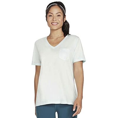 W1TS331 Skechers Damska koszulka Diamond Wash Hatha Vneck Pocket Tee W1TS331 Skechers Damska koszulka Diamond Wash Hatha Vneck Pocket Tee