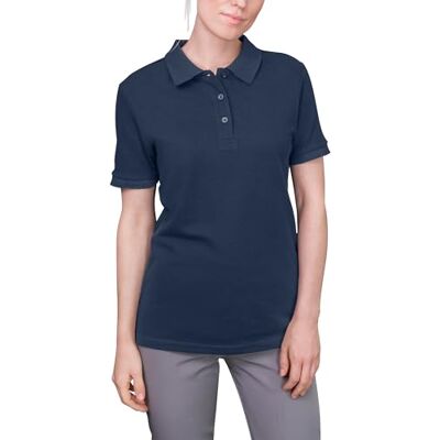601.50-04-navy HRM Damska luksusowa koszulka polo I Premium koszulka polo damska ze 100% bawełny I Basic koszulka polo nadaje się do prania w temperaturze do 60°C, trwałe kolory, wysokiej jakości i zrównoważone topy 601.50-04-navy HRM Damska luksusowa koszulka polo I Premium koszulka polo damska ze 100% bawełny I Basic koszulka polo nadaje się do prania w temperaturze do 60°C, trwałe kolory, wysokiej jakości i zrównoważone topy