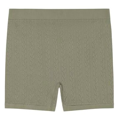5122030 Women'secret Szorty bez szwu ze strukturą – szorty damskie – Kaki, M 5122030 Women'secret Szorty bez szwu ze strukturą – szorty damskie – Kaki, M