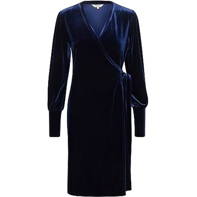 30308217 Part Two Women's Wrap Dress Velvet Długie rękawy Above Knee Długość V-Neck, Płaszcz północny, M 30308217 Part Two Women's Wrap Dress Velvet Długie rękawy Above Knee Długość V-Neck, Płaszcz północny, M