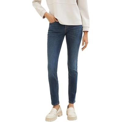 1041099 TOM TAILOR Alexa Slim Fit dżinsy damskie, 10281 – Mid Stone Wash Denim, 32W / 32L 1041099 TOM TAILOR Alexa Slim Fit dżinsy damskie, 10281 – Mid Stone Wash Denim, 32W / 32L