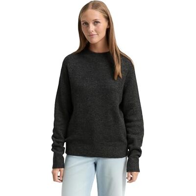 1049061 TOM TAILOR Denim Sweter damski, 10522 Shale Grey Melange, XL 1049061 TOM TAILOR Denim Sweter damski, 10522 Shale Grey Melange, XL