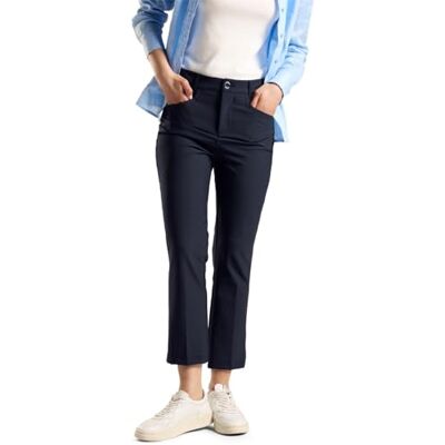 4063046285431 STREET ONE Spodnie Bootcut 7/8, Deep Blue, 36W / 26L 4063046285431 STREET ONE Spodnie Bootcut 7/8, Deep Blue, 36W / 26L