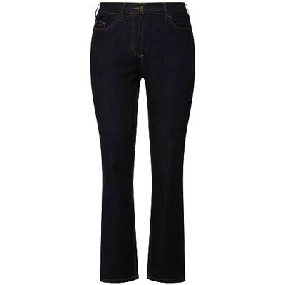 724597 Ulla Popken Damska koszulka w dużych rozmiarach Slim Fit, okrągły dekolt i długi rękaw 646801, ciemnoniebieski jeans, 51W / 34L 724597 Ulla Popken Damska koszulka w dużych rozmiarach Slim Fit, okrągły dekolt i długi rękaw 646801, ciemnoniebieski jeans, 51W / 34L