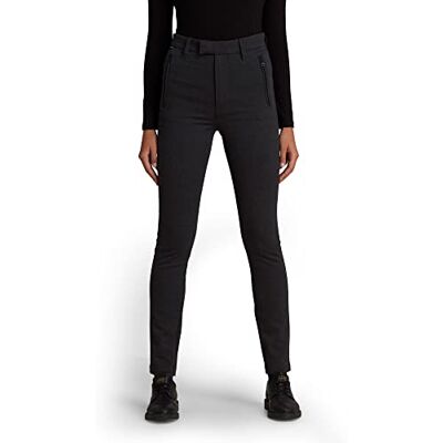 D19141-C918-7293 G-STAR RAW Weld High Skinny spodnie chinosy damskie, Wielokolorowy (Dk Black Htr ), 25W / 32L D19141-C918-7293 G-STAR RAW Weld High Skinny spodnie chinosy damskie, Wielokolorowy (Dk Black Htr ), 25W / 32L