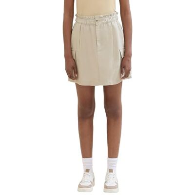 1041238 TOM TAILOR Denim Damska spódnica mini, 10479 – beżowy szary, XXL 1041238 TOM TAILOR Denim Damska spódnica mini, 10479 – beżowy szary, XXL