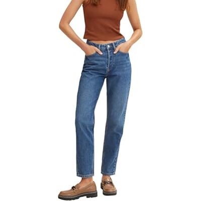 1034626 TOM TAILOR Denim Damski Dżinsy Mom Fit , 10281 Mid Stone Wash Denim, 30 1034626 TOM TAILOR Denim Damski Dżinsy Mom Fit , 10281 Mid Stone Wash Denim, 30