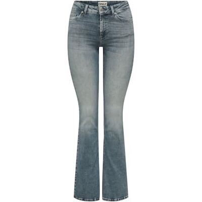 15353693-4811117 ONLY Onlblush Mid Flared DNM Rea570 Noos, Special Blue Grey Denim, L / 34L 15353693-4811117 ONLY Onlblush Mid Flared DNM Rea570 Noos, Special Blue Grey Denim, L / 34L