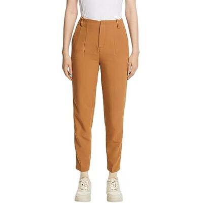 083EE1B425 ESPRIT Chino z wysokim stanem i zaszewkami, Caramel, 42W / 28L 083EE1B425 ESPRIT Chino z wysokim stanem i zaszewkami, Caramel, 42W / 28L