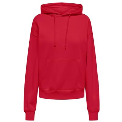 15338730-4942804 ONLY Onlbest L/S Hood SWT Noos, czerwony (True Red), XS 15338730-4942804 ONLY Onlbest L/S Hood SWT Noos, czerwony (True Red), XS