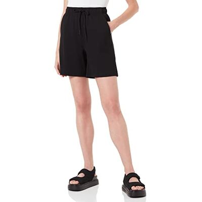 15255646 ONLY Women's ONLPOPTRASH Summer Life luźne szorty PNT materiałowe, czarne, S 15255646 ONLY Women's ONLPOPTRASH Summer Life luźne szorty PNT materiałowe, czarne, S