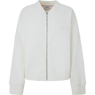 PL581395 Pepe Jeans Bluza damska Hecma, Biały (mus biały), M PL581395 Pepe Jeans Bluza damska Hecma, Biały (mus biały), M