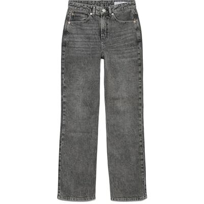 10320583_MediumGreyDenim VERO MODA VMTESSA damskie dżinsy o prostym kroju z wysokim stanem, Medium Grey Denim, 26W / 32L 10320583_MediumGreyDenim VERO MODA VMTESSA damskie dżinsy o prostym kroju z wysokim stanem, Medium Grey Denim, 26W / 32L
