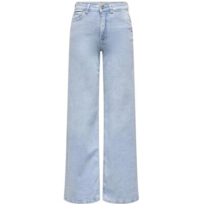 15346745-4737321 Jdy felina-Fina Hw Wide JNS LBD DNM Noos, jasnoniebieski (light blue denim), (L) W / 32L 15346745-4737321 Jdy felina-Fina Hw Wide JNS LBD DNM Noos, jasnoniebieski (light blue denim), (L) W / 32L