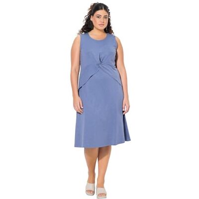 837874_722_62+ Ulla Popken Pulower mit Knotendetail Knit Dress Detail Węzeł, Atlantycki Niebieski, 62-64 Kobiety, Atlantycki błękit, 62-64 837874_722_62+ Ulla Popken Pulower mit Knotendetail Knit Dress Detail Węzeł, Atlantycki Niebieski, 62-64 Kobiety, Atlantycki błękit, 62-64