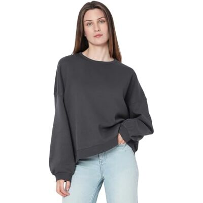 10315711-Asphalt VERO MODA VMBITTE Maly bluza Box JRS GA, Asfalt/Print: Movie Night, S 10315711-Asphalt VERO MODA VMBITTE Maly bluza Box JRS GA, Asfalt/Print: Movie Night, S