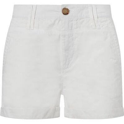 PL800994YF2 Pepe Jeans Balboa Cargo szorty damskie, 800 biały, 26W Regularny PL800994YF2 Pepe Jeans Balboa Cargo szorty damskie, 800 biały, 26W Regularny
