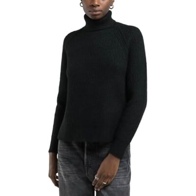 DK3306.000.G23274 Replay Sweter damski, 098 BLACK, XXS DK3306.000.G23274 Replay Sweter damski, 098 BLACK, XXS