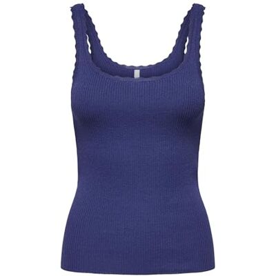 15314659-4688247 Onlgemma Sl U-Neck Knt Nca, Blue Ribbon., S 15314659-4688247 Onlgemma Sl U-Neck Knt Nca, Blue Ribbon., S