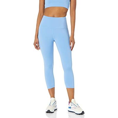 AEW30026SP21-FRNBL-Large Amazon Essentials Damskie legginsy Capri Active Sculpt z wysokim stanem (dostępne w dużych rozmiarach), francuski niebieski, L AEW30026SP21-FRNBL-Large Amazon Essentials Damskie legginsy Capri Active Sculpt z wysokim stanem (dostępne w dużych rozmiarach), francuski niebieski, L