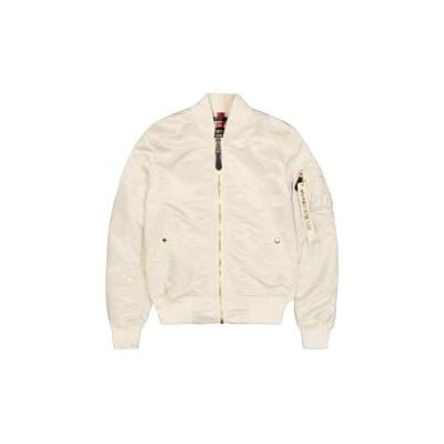 156001 Alpha Industries Kobiety MA-1 VF LW Bomber Kurtka Vintage White S 156001 Alpha Industries Kobiety MA-1 VF LW Bomber Kurtka Vintage White S