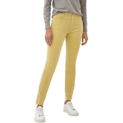 2122170 s.Oliver Damskie spodnie sztruksowe , slim fit, żółte, 20, ŻÓŁTY, 46 2122170 s.Oliver Damskie spodnie sztruksowe , slim fit, żółte, 20, ŻÓŁTY, 46