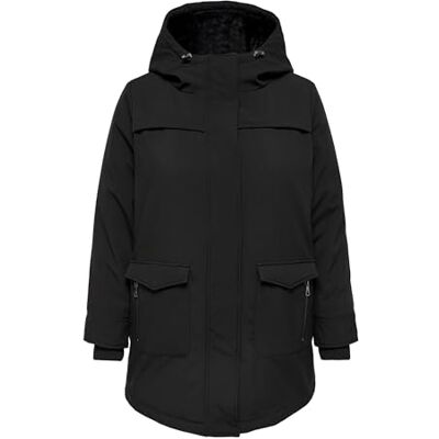 15263136 ONLY Carmakoma damska parka przejściowa Maastricht, czarny, L 15263136 ONLY Carmakoma damska parka przejściowa Maastricht, czarny, L