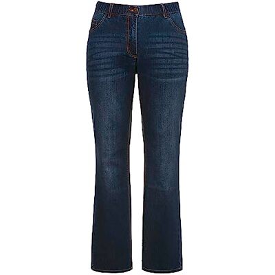 724599 Ulla Popken Damskie Spodnie Dżinsy Bootcut Odzież Damska, Jasnoszary Denim, 58 724599 Ulla Popken Damskie Spodnie Dżinsy Bootcut Odzież Damska, Jasnoszary Denim, 58
