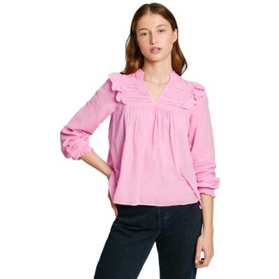 PL304885326XL Pepe Jeans Damska Lorely, Koszula, Różowa, XL, Różowy (College Pink), XL PL304885326XL Pepe Jeans Damska Lorely, Koszula, Różowa, XL, Różowy (College Pink), XL