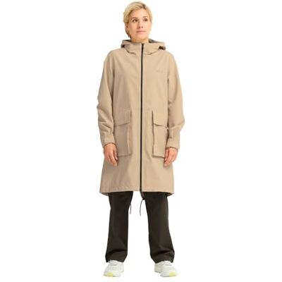 A65747_A0083 Jack Wolfskin Nabur 2l Coat W płaszcz, owies, S damski, owies, S A65747_A0083 Jack Wolfskin Nabur 2l Coat W płaszcz, owies, S damski, owies, S