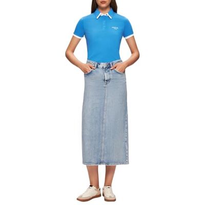 61221-15933-55693 LTB Jeans Nowoczesna damska spódnica maxi Danica w kolorze niebieskim z mieszanki bawełny rozmiar L, niebieski, L 61221-15933-55693 LTB Jeans Nowoczesna damska spódnica maxi Danica w kolorze niebieskim z mieszanki bawełny rozmiar L, niebieski, L