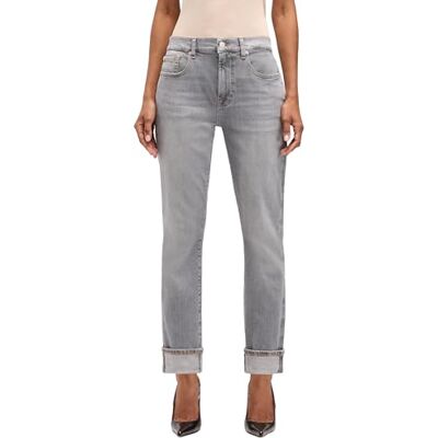 7UC30C11-1ZU 7 For All Mankind Relaxed Skinny Riverstone, szary, 27W 7UC30C11-1ZU 7 For All Mankind Relaxed Skinny Riverstone, szary, 27W