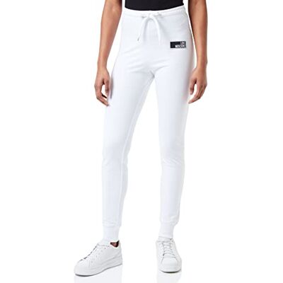 W 1 424 84 E 2246 Love Moschino Damskie spodenki do biegania slim fit, Optyczny biały, 40 W 1 424 84 E 2246 Love Moschino Damskie spodenki do biegania slim fit, Optyczny biały, 40