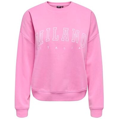 15254183-4987050 Onlsweat Life L/S Crew O.Size State Noos, Fuksja Ró?owy, S 15254183-4987050 Onlsweat Life L/S Crew O.Size State Noos, Fuksja Ró?owy, S
