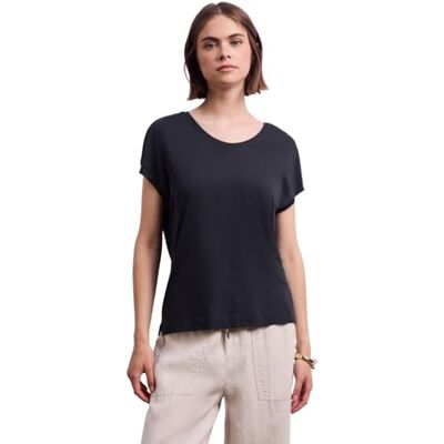 3223988 Street One Studio Damska koszulka z dżerseju z dekoltem w serek, Dark Void Blue, 38 3223988 Street One Studio Damska koszulka z dżerseju z dekoltem w serek, Dark Void Blue, 38