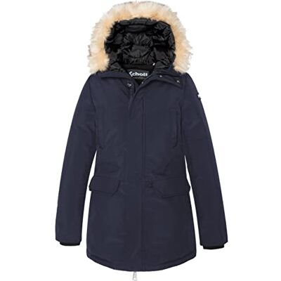 JKTNELLYW Schott NYC Parka z kapturem sztuczne futro Schott mieszane, niebieski, L JKTNELLYW Schott NYC Parka z kapturem sztuczne futro Schott mieszane, niebieski, L